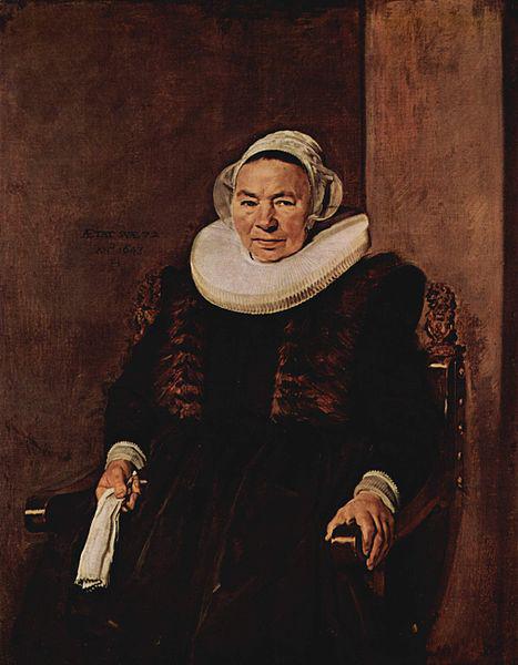 Frans Hals Portrait of an unknown woman oil painting image